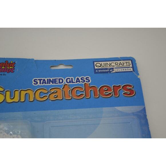 Vintage Toy Fun Makit & Bakit Stained Glass Painted Horse Pony Sun Catcher - Picture 7 of 13